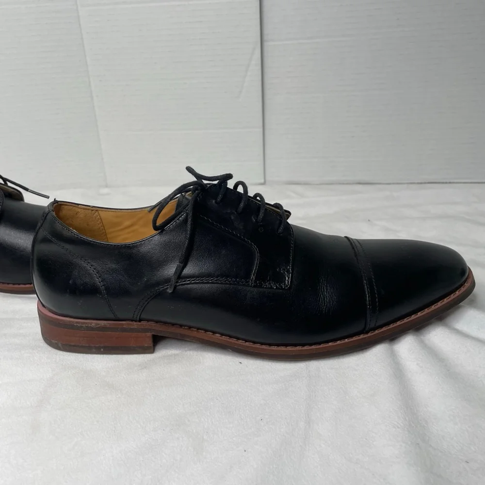 Men's Goodfellow & Co Size 9.5 Black Leather Oxfords Shoes